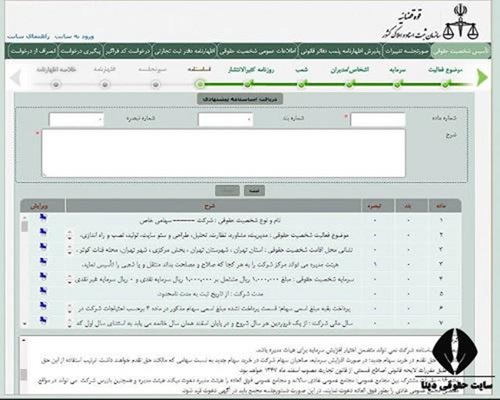 موضوع فعالیت شرکت خدماتی